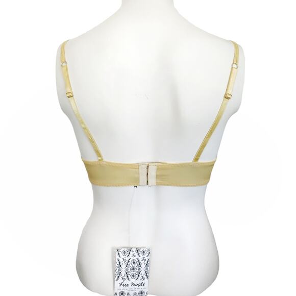 FREE PEOPLE Allure underwire lace classic bra in honey bee Size 34B NEW - Picture 3 of 6